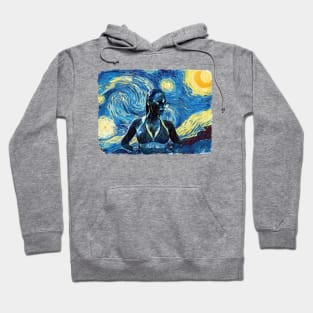 Her Van Gogh Style Hoodie